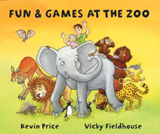 Childrens book Fun and Games at the Zoo book cover